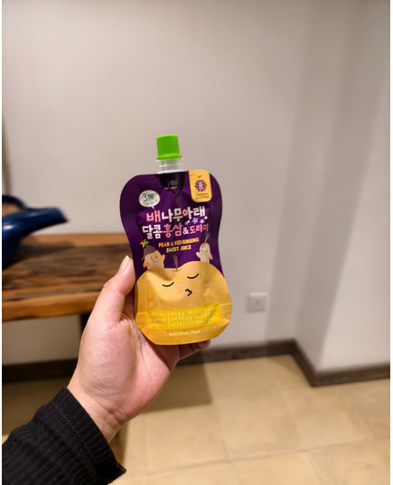 Hình Ảnh Nước Hồng Sâm Lê Hoa Chuông Cho Trẻ Em Kim's Red Ginseng Pear & Red Ginseng Sweet Juice (30 gói x 60ml), Tùy Chọn: 30 Gói x 60ml, 3 hình ảnh - sieuthilamdep.com