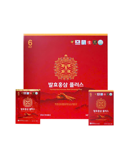 Hình Ảnh Nước Hồng Sâm Lên Men Ginseng King Fermented Korean Red Ginseng Plus Hàn Quốc (30 gói x 50ml) - sieuthilamdep.com