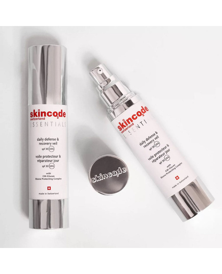 Hình Ảnh Skincode Essentials Daily Defense & Recovery Veil SPF30 - Nhũ Tương Chống Nắng, 2 hình ảnh - sieuthilamdep.com