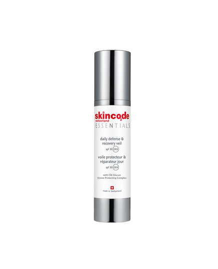 Hình Ảnh Skincode Essentials Daily Defense & Recovery Veil SPF30 - Nhũ Tương Chống Nắng - sieuthilamdep.com