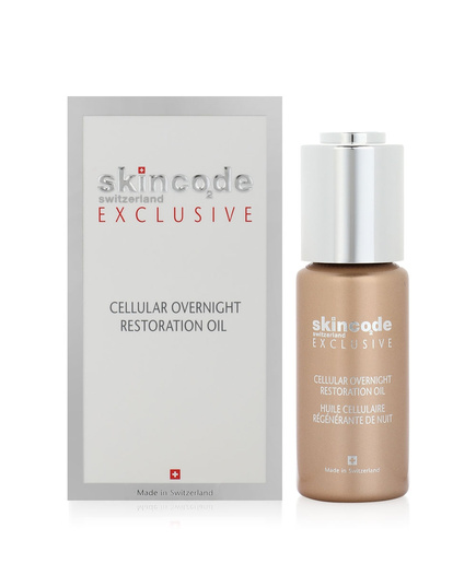 Hình Ảnh Skincode Exclusive Cellular Overnight Restoration Oil - Dầu Dưỡng Phục Hồi Da Ban Đêm - sieuthilamdep.com