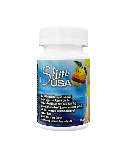 Hình Ảnh SLIM USA - Thực Phẩm Hỗ Trợ Giảm Cân Nhập Khẩu Từ Mỹ Mẫu Mới 60 Viên, Tùy Chọn: 60 Viên - sieuthilamdep.com