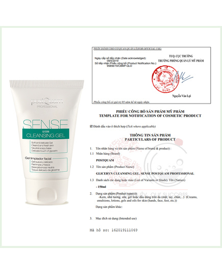 Hình Ảnh PostQuam Sense Cleansing Gel - Sữa Rửa Mặt Cho Da Yếu Và Tổn Thương, 3 hình ảnh - sieuthilamdep.com Hình Ảnh PostQuam Sense Cleansing Gel - Sữa Rửa Mặt Cho Da Yếu Và Tổn Thương, 3 hình ảnh - sieuthilamdep.com