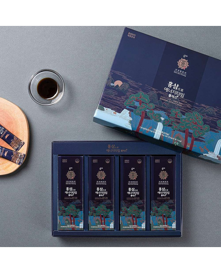 Hình Ảnh Tinh Chất Hồng Sâm Linh Chi Kim's Red Ginseng Energytime Extract Plus (32 gói x 10ml), 2 hình ảnh - sieuthilamdep.com