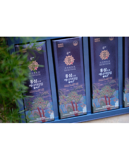 Hình Ảnh Tinh Chất Hồng Sâm Linh Chi Kim's Red Ginseng Energytime Extract Plus (32 gói x 10ml), 3 hình ảnh - sieuthilamdep.com