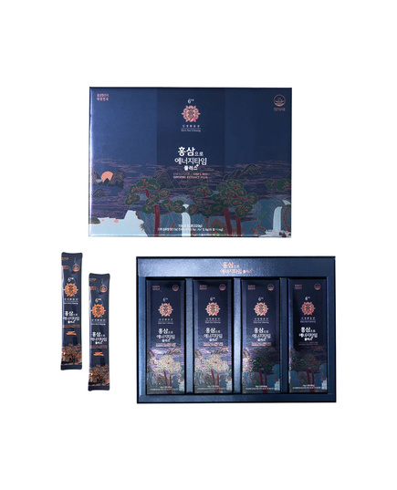 Hình Ảnh Tinh Chất Hồng Sâm Linh Chi Kim's Red Ginseng Energytime Extract Plus (32 gói x 10ml) - sieuthilamdep.com
