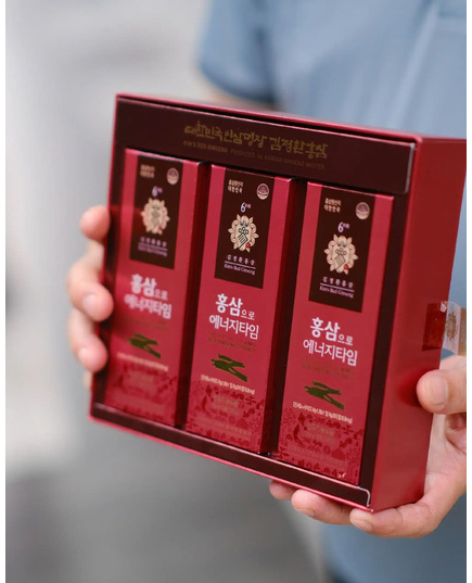 Hình Ảnh Tinh Chất Hồng Sâm Phục Linh Kim's Red Ginseng EnergyTime Extract (30 gói x 10ml), 2 hình ảnh - sieuthilamdep.com