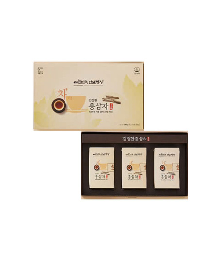 Hình Ảnh Trà Hồng Sâm Kim's Red Ginseng Tea Hàn Quốc (60 gói x 3gr) - sieuthilamdep.com