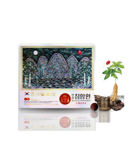 Hình Ảnh Viên Bổ Não Thiên Sâm Trầm Hương Daedong Heavenwood Hwan - sieuthilamdep.com