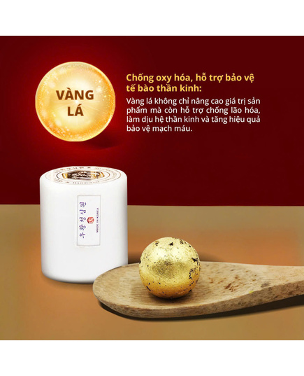 Hình Ảnh An Cung Ngưu Hoàng Hoàn Hansusam Uhwangcheongsimwon Hộp Gỗ 10 Viên, 5 hình ảnh - sieuthilamdep.com