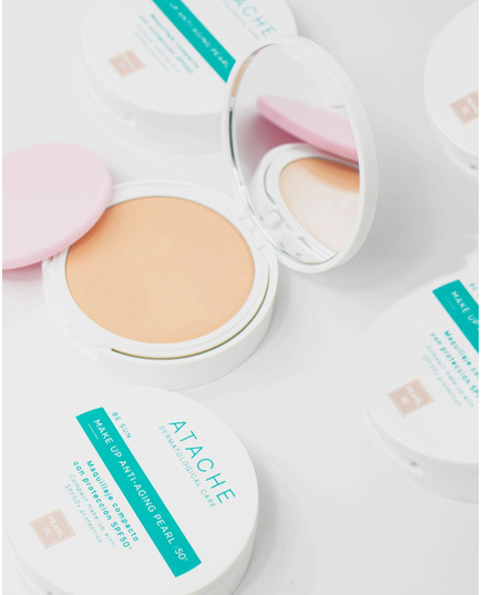 Hình Ảnh Atache Be Sun Make Up Anti-Aging Pearl SPF50+ - Phấn Chống Nắng Ngọc Trai "All In One", 3 hình ảnh - sieuthilamdep.com