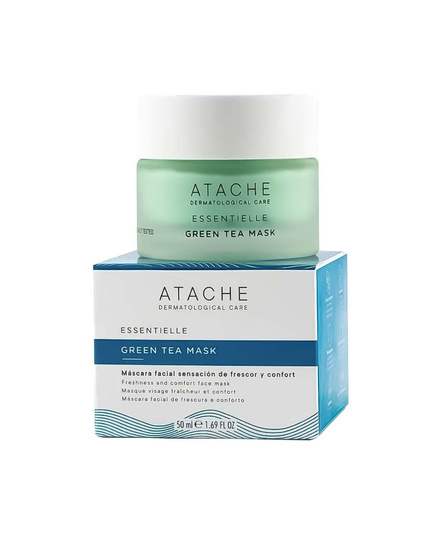 Hình Ảnh Atache Essentielle Green Tea Mask - Mặt Nạ Trà Xanh Chống Lão Hóa (50ml), Tùy Chọn: 50ml - sieuthilamdep.com