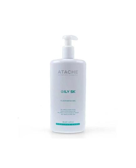 Hình Ảnh Atache Oily SK Cleansing Gel - Gel Rửa Mặt Cân Bằng Dầu Nhờn (500ml), Tùy Chọn: 500ml - sieuthilamdep.com