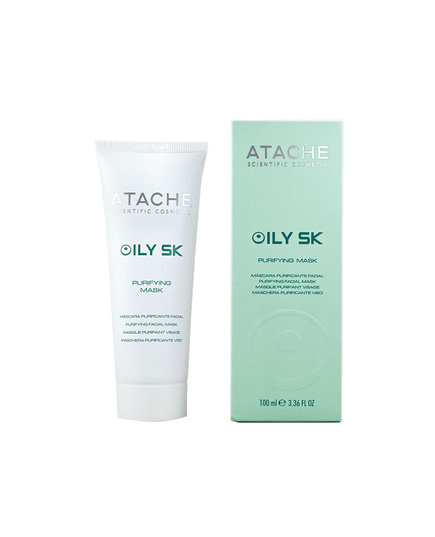 Hình Ảnh Atache Oily SK Purifying Mask - Mặt Nạ Detox, Kiểm Soát Dầu Nhờn (100ml), Tùy Chọn: 100ml - sieuthilamdep.com
