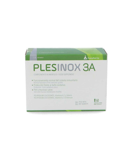 Hình Ảnh Atache Plesinox 3A Capsulas - Viên Uống Tăng Cường Hệ Miễn Dịch (60 Viên), Tùy Chọn: 60 Viên - sieuthilamdep.com