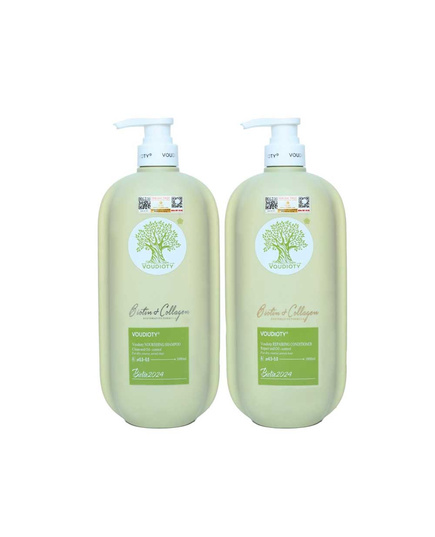 Hình Ảnh Biotin & Collagen Pasiori Voudioty Professional - Bộ Dầu Gội Xả Cho Tóc Dầu (Xanh Lá) - sieuthilamdep.com