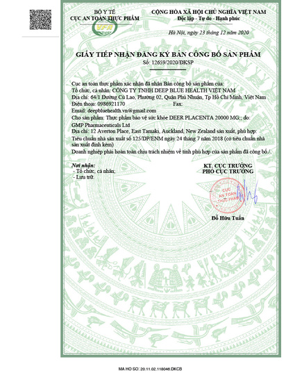 Hình Ảnh Age No More Cervine 20000mg - Viên Uống Tế Bào Gốc Nhau Thai Hươu New Zealand, 4 hình ảnh - sieuthilamdep.com