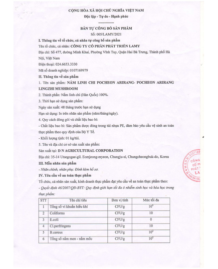 Hình Ảnh Nấm Linh Chi Đỏ Pocheon Arirang Lingzhi Mushroom Hàn Quốc 1kg (10-13 lá), 5 hình ảnh - sieuthilamdep.com
