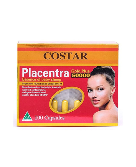 Hình Ảnh Costar Placentra Gold Plus 50000mg - Viên Uống Nhau Thai Cừu (100 Viên) - sieuthilamdep.com