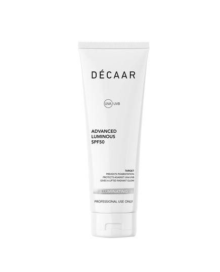 Hình Ảnh Décaar Advanced Luminous SPF50 - Kem Chống Nắng Dưỡng Trắng Da (100ml), Tùy Chọn: 100ml - sieuthilamdep.com