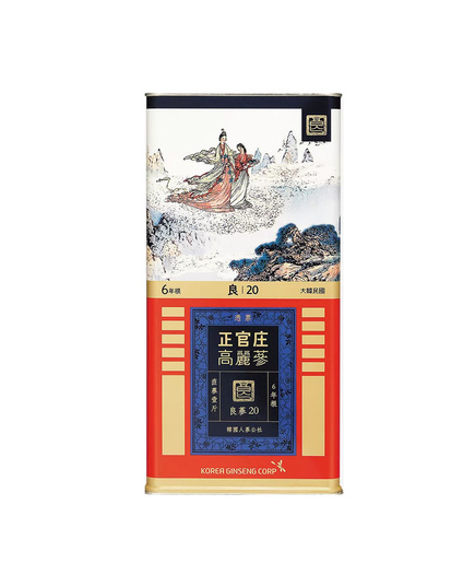 Hình Ảnh Hồng Sâm Củ Khô KGC Korean Red Ginseng Số 20 Hộp Thiếc 600gr (28 Củ), Tùy Chọn: 600gr (28 củ), 2 hình ảnh - sieuthilamdep.com