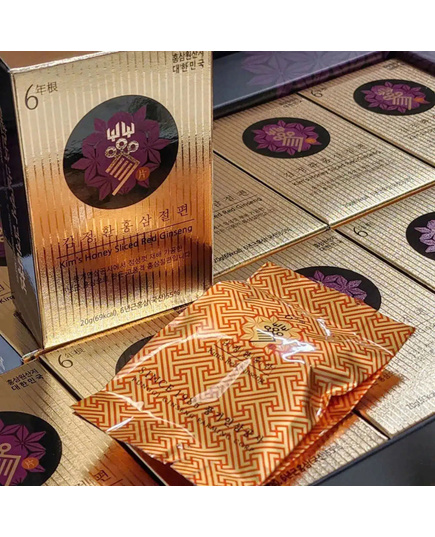 Hình Ảnh Hồng Sâm Lát Tẩm Mật Ong Kim’s Honey Sliced Red Ginseng (10 Gói x 20gr), 3 hình ảnh - sieuthilamdep.com Hình Ảnh Hồng Sâm Lát Tẩm Mật Ong Kim’s Honey Sliced Red Ginseng (10 Gói x 20gr), 3 hình ảnh - sieuthilamdep.com