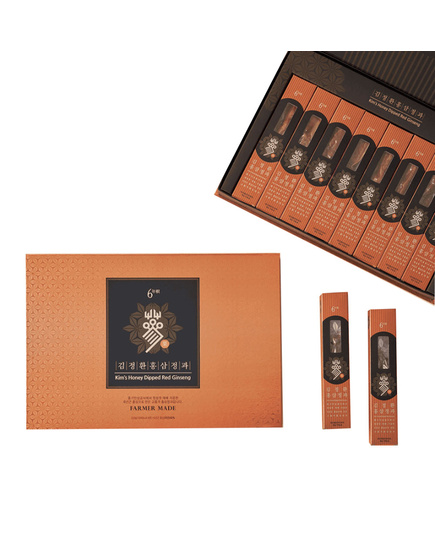 Hình Ảnh Hồng Sâm Tẩm Mật Ong Nguyên Củ Kim's Honey Dipped Red Ginseng - sieuthilamdep.com