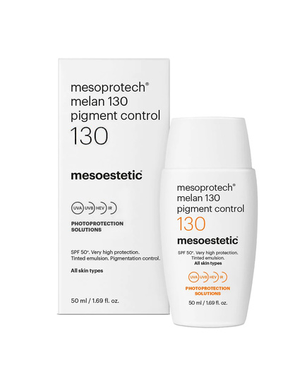 Hình Ảnh Mesoestetic Photoprotection Solution Mesoprotech Melan 130 Pigment Control - Kem Chống Nắng Ngừa Nám - sieuthilamdep.com