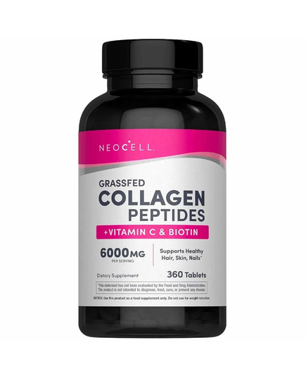 Hình Ảnh Neocell Grassfed Collagen Peptides + Vitamin C & Biotin -  Viên Uống Collagen Từ Mỹ - sieuthilamdep.com
