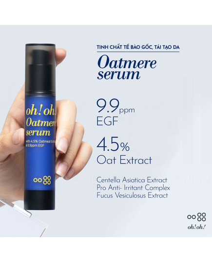 Hình Ảnh Oh!Oh! Oatmere Serum - Tinh Chất Tế Bào Gốc, Tái Tạo Da, 2 hình ảnh - sieuthilamdep.com