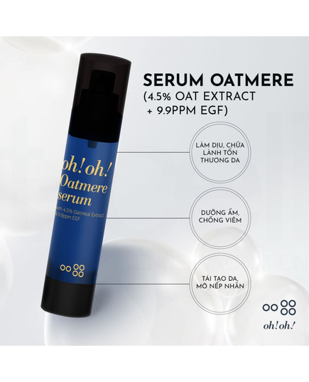 Hình Ảnh Oh!Oh! Oatmere Serum - Tinh Chất Tế Bào Gốc, Tái Tạo Da, 3 hình ảnh - sieuthilamdep.com