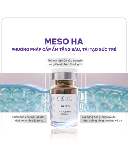 Hình Ảnh Préime HA 3.5 - Dual Hydrating Solution - Dung Dịch Cấp Ẩm Chuyên Sâu, 2 hình ảnh - sieuthilamdep.com