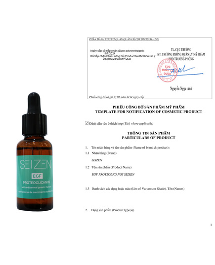 Hình Ảnh Seizen EGF Proteoglicanos - Huyết Thanh Phục Hồi, Sửa Chữa Thương Tồn Da, 2 hình ảnh - sieuthilamdep.com Hình Ảnh Seizen EGF Proteoglicanos - Huyết Thanh Phục Hồi, Sửa Chữa Thương Tồn Da, 2 hình ảnh - sieuthilamdep.com