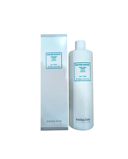 Hình Ảnh Swissline Water Shock Purifying Toner - Nước Hoa Hồng Giảm Nhờn Và Tinh Khiết Da (500ml), Tùy Chọn: 500ml - sieuthilamdep.com