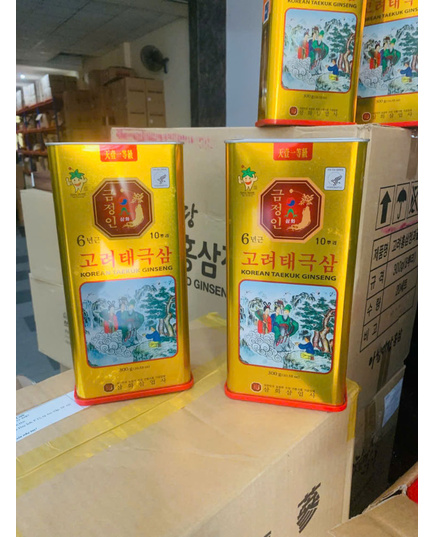 Hình Ảnh Thái Cực Sâm Củ Khô Hộp Thiếc Korean Taekuk Ginseng 300gr, 2 hình ảnh - sieuthilamdep.com