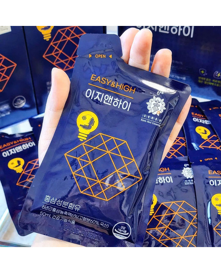 Hình Ảnh Tinh Chất Hồng Sâm Thanh Thiếu Niên Kim's Red Ginseng Easy & High (30 gói x 50ml), 2 hình ảnh - sieuthilamdep.com Hình Ảnh Tinh Chất Hồng Sâm Thanh Thiếu Niên Kim's Red Ginseng Easy & High (30 gói x 50ml), 2 hình ảnh - sieuthilamdep.com