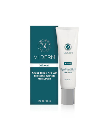 Hình Ảnh VI Derm Mineral Sheer Block SPF50 Broad Speetrum Sunscreen - Kem Chống Nắng Vật Lý Phổ Rộng - sieuthilamdep.com