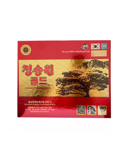 Hình Ảnh Viên Tinh Dầu Thông Đỏ Samsung Bio Pharm Cheong Song Won Gold Hàn Quốc - sieuthilamdep.com