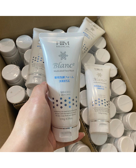 Hình Ảnh Aishodo Blanc² Medicated Face Wash - Sữa Rửa Mặt Dưỡng Trắng Da, 3 hình ảnh - sieuthilamdep.com