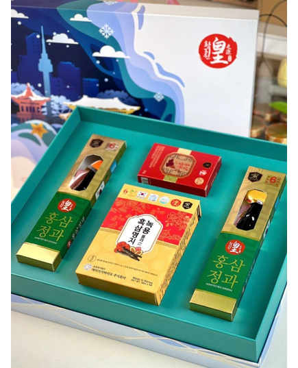 Hình Ảnh Hộp Quà Tết Sức Khỏe Nhân Sâm Hàn Quốc 2026 - Gắn Kết Yêu Thương, 3 hình ảnh - sieuthilamdep.com