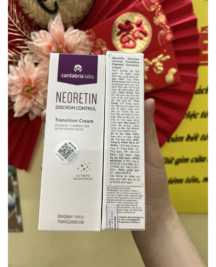 Hình Ảnh Cantabria Labs Neoretin Discrom Control Transition Cream - Kem Dưỡng Giảm Nám Tàn Nhang, 3 hình ảnh - sieuthilamdep.com