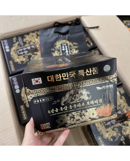 Hình Ảnh Cao Hắc Sâm Đông Trùng IRE 6 Year Korean Black Ginseng Cordyceps Militaris Premium, 4 hình ảnh - sieuthilamdep.com
