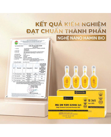 Hình Ảnh Hamin Bio Daily Turmeric Curcumin Premium 365 - Tinh Chất Nghệ Hàn Quốc, 7 hình ảnh - sieuthilamdep.com