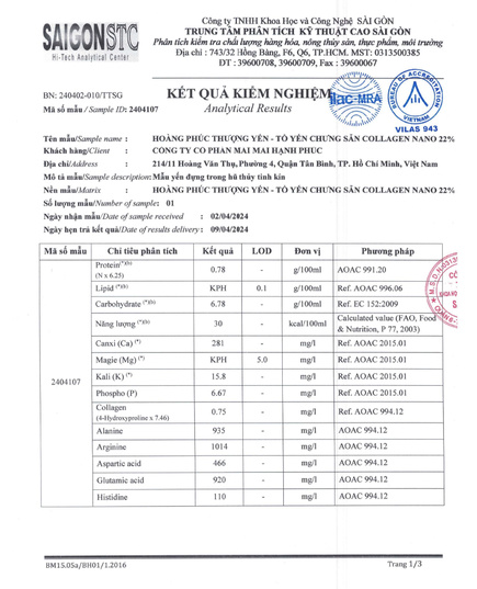 Hình Ảnh Hoàng Phúc Thượng Yến Collagen Nano 22% - Tổ Yến Chưng Sẳn Cao Cấp, 4 hình ảnh - sieuthilamdep.com