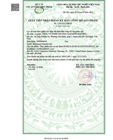 Hình Ảnh Hush & Hush Plant Your Day - Bột Protein Hữu Cơ Thuần Chay, 2 hình ảnh - sieuthilamdep.com