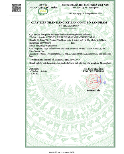 Hình Ảnh Hush & Hush Time Capsule - Viên Uống Giảm Nám, Trẻ Hóa Da, 2 hình ảnh - sieuthilamdep.com