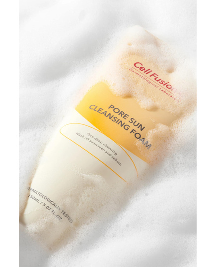 Hình Ảnh Cell Fusion C Pore Sun Cleansing Foam - Sữa Rửa Mặt Dưỡng Sáng Da, Giảm Mụn Đầu Đen, 2 hình ảnh - sieuthilamdep.com