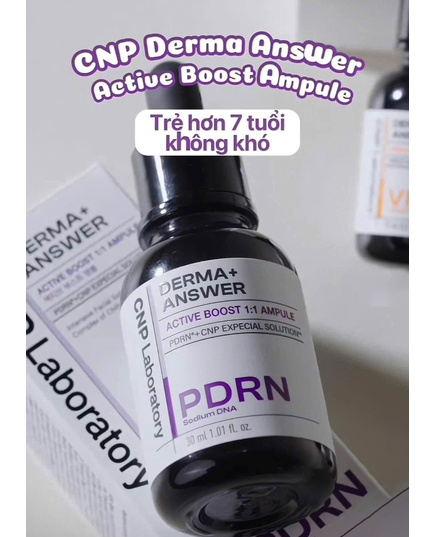 Hình Ảnh CNP Derma Answer Active Boost Ampule - Set Tinh Chất PDRN Căng Bóng Sáng Da, 3 hình ảnh - sieuthilamdep.com
