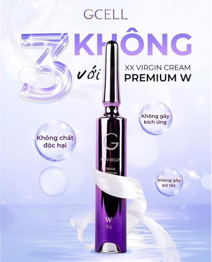 Hình Ảnh GCell XX Virgin Cream Premium W - Kem Dưỡng Hồng Vùng Kín (10gr), Tùy Chọn: 10gr, 2 hình ảnh - sieuthilamdep.com