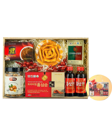 Hình Ảnh Giỏ Quà Tết Sức Khỏe Daesan Xuân 2026 - An Nhiên - sieuthilamdep.com